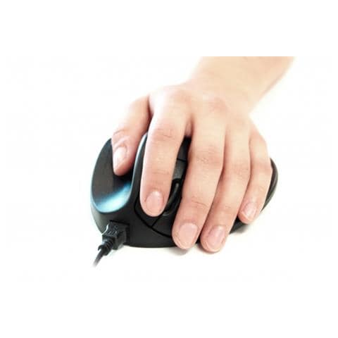 HandShoeMouse Wireless, USB, BlueTrack, Ufficio, Nero, Mancino, Cavo - Foto 4